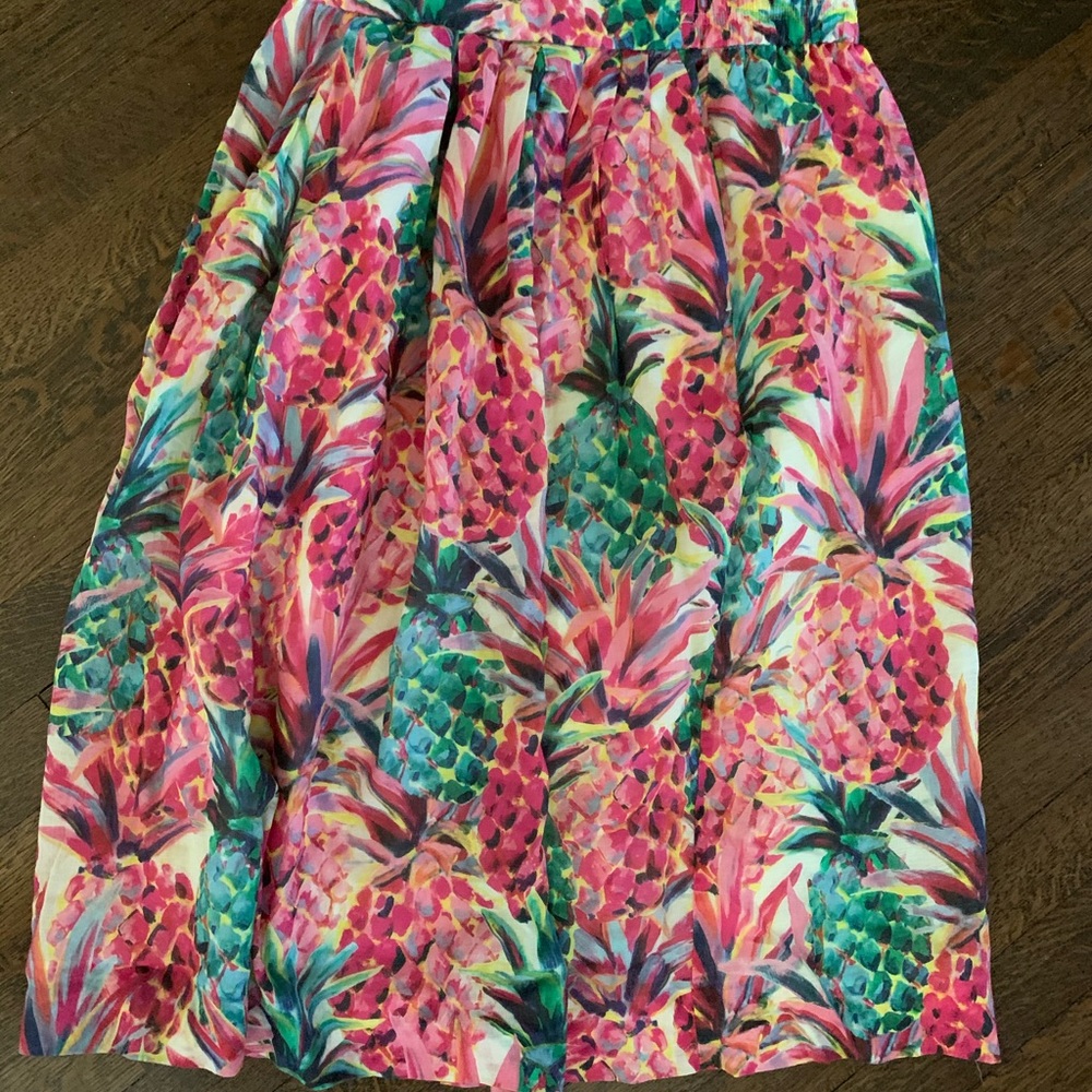 JCREW RATTI PINEAPPLE SKIRT SIZE 6